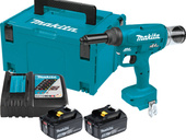 MAKITA Nitownica akumulatorowa 6,4 mm 18V 2x3,0 Ah DRV250RFJ