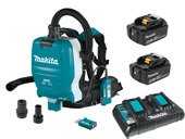 MAKITA Odkurzacz akumulatorowy plecakowy 2x18V 2x5,0Ah DC18RD DVC265ZXU