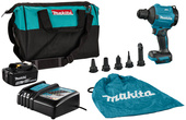 MAKITA Pompka dmuchawa 18V LXT + dysze aku 1x5,0Ah ładowarka torba DAS180RT