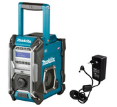 MAKITA Radio budowlane 18V 40V + zasilacz MR003G