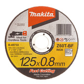 MAKITA Tarcza tnąca do metalu INOX 125x0,8 B-45733