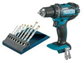 MAKITA Wiertarko-wkrętarka 18V + wiertła DDF482Z