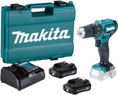 MAKITA Wiertarko-wkrętarka udarowa 12V CXT 30 Nm 2x2,0Ah HP333DSAE