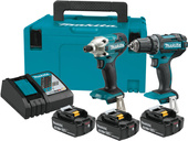 MAKITA Zestaw 18V wkrętarka DDF482 + zakrętarka DTD156 3x5,0Ah DLX2339JX1