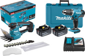 MAKITA Zestaw combo 18V 2x3,0Ah DDF453RFE DUM111ZX