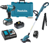 MAKITA Zestaw combo 18V DDF453 DUR181Z 2x3,0 Ah