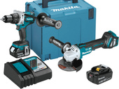 MAKITA Zestaw combo DDF481 DGA513 2x5,0Ah DLX2255TJ