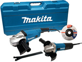 MAKITA Zestaw szlifierek Combo GA9020+9558HNR w walizce DK0053