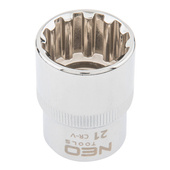 NEO Nasadka Spline 1/2" 21 mm 08-593