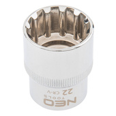 NEO Nasadka Spline 1/2" 22 mm 08-594