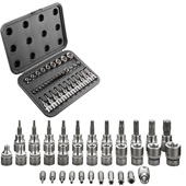 NEO TOOLS nasadki bity TORX 3/8 zestaw 34 el. 08-711