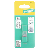 WOLFCRAFT Ostrza wymienne 22 mm 6 szt. 0,5 mm WF5893000