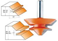 CMT Frez do połączeń kątowych 45° fi 50,8x60,3 mm S=12 mm Z2 RH 955.504.11