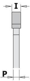 CMT Frez piłkowy rowkujący z łożyskiem 2,4x47,6 mm S=12,7 mm 822.324.11B