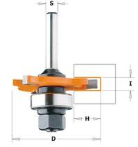 CMT Frez piłkowy rowkujący z łożyskiem 2x47,6 mm S=6,35 mm 822.320.11A