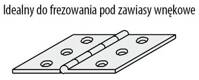 CMT Frez pod zawiasy wnękowe 15 mm trzpień 8 mm RH Z2 902.150.11