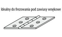 CMT Frez pod zawiasy wnękowe 25 mm trzpień 6 mm RH Z2 702.250.11