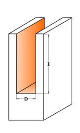 CMT Frez prosty do drewna HM 19x38,1 mm trzpień 12 mm RH 912.690.11