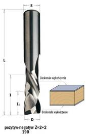 CMT Frez spiralny pozytyw negatyw 190.080.11