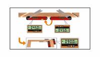 CMT Kątomierz elektroniczny cyfrowy kątownik aluminiowy DAF-001