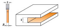 CMT Ostrze piłkowe HM 47,6x2,5 do freza piłkowego I=2,5 D=47,6 822.325.11