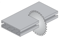 CMT Piła tarczowa do aluminium 190x30 mm 30Z 284.190.30M