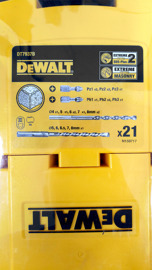 DEWALT Zestaw wierteł SDS+ bity 21 szt. DT7937B