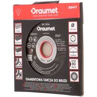 DRAUMET Tarcza diamentowa do bruzd 125x6,4 5947