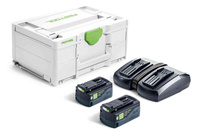 FESTOOL Zestaw energii SYS 18V 2x 5,0/TCL6 DUO 577707