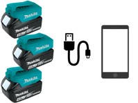 MAKITA Adapter ładowarka USB 18V 14,4V LXT ADP05 oryginalny