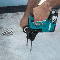 MAKITA Akum. młotowiertarka 12V 2x4,0Ah HR140DSMJ + zestaw wierteł dłut 5el