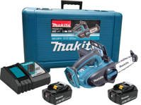 MAKITA Akum. pilarka łańcuchowa 18V 2x5,0Ah 11,5 cm DUC122RTE