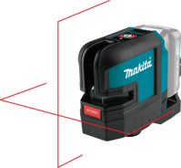 MAKITA Akumulatorowy laser krzyżowy 10,8V 12V czerwony SK105DZ