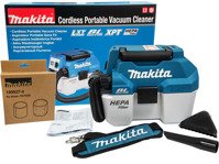 MAKITA Akumulatorowy odkurzacz 18V + filtr kpl. DVC750LZX1