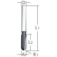 MAKITA Frez do profili półokrągłych 16 mm D-10827