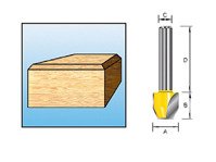 MAKITA Frez kątowy 12,7 trzpień 8 mm D-10659