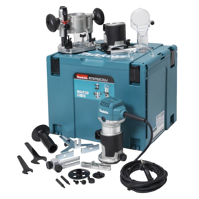 MAKITA Frezarka wycinarka krawędziowa 710W + frezy 12 szt. RT0702CX2J