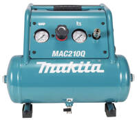 MAKITA Kompresor sieciowy 7,6 l 9,3 bar silnik indukcyjny 1-fazowy MAC210Q