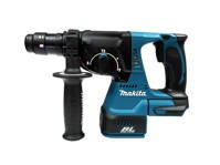 MAKITA Młotowiertarka SDS+ 18V 2J DHR243Z + Odsysacz pyłu DX07