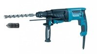 MAKITA Młotowiertarka SDS+ 800W 2,4J HR2630T + zestaw dłut wierteł 17el.