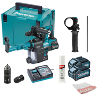 MAKITA Młotowiertarka z podk. 40V XGT HR004GM202