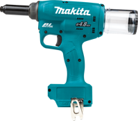 MAKITA Nitownica akumulatorowa 18V 4,8 mm + walizka Makpac DRV150ZJ