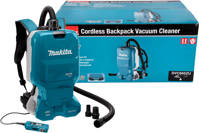 MAKITA Odkurzacz plecakowy 2x18V AWS DVC665ZU