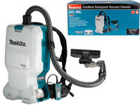 MAKITA Odkurzacz plecakowy 2x18V zestaw DVC660Z