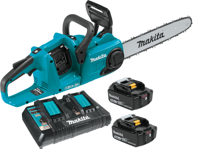 MAKITA Pilarka łańcuchowa 18V 35 cm 2x5Ah DUC353PT2