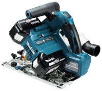 MAKITA Pilarka zagłębiarka 2x18V 2x5,0Ah DSP600ZJ + szyna 1,5m + DC18RD