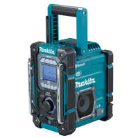 MAKITA Radio budowlane aku zasilacz DAB+ Bluetooth funkcja ładowania DMR301