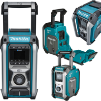 MAKITA Radio budowlane odbiornik 12V 18V 40V XGT LXT DAB MR007G + zasilacz