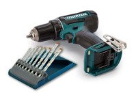 MAKITA Wiertarko-wkrętarka 18V + wiertła DDF482Z