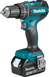 MAKITA Wiertarko-wkrętarka udarowa 18V 3x3,0Ah DHP485RF3J + wiertła 8szt